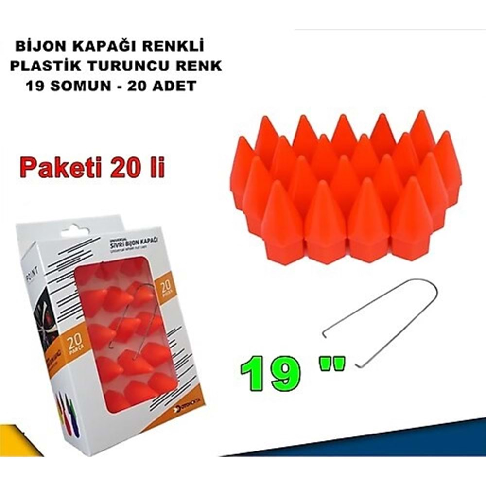 Point Bijon Kapağı Renkli Sivri