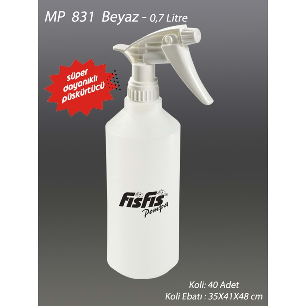 Pro831 Fıs Fıs Sprey Şişe 0,7 Lt