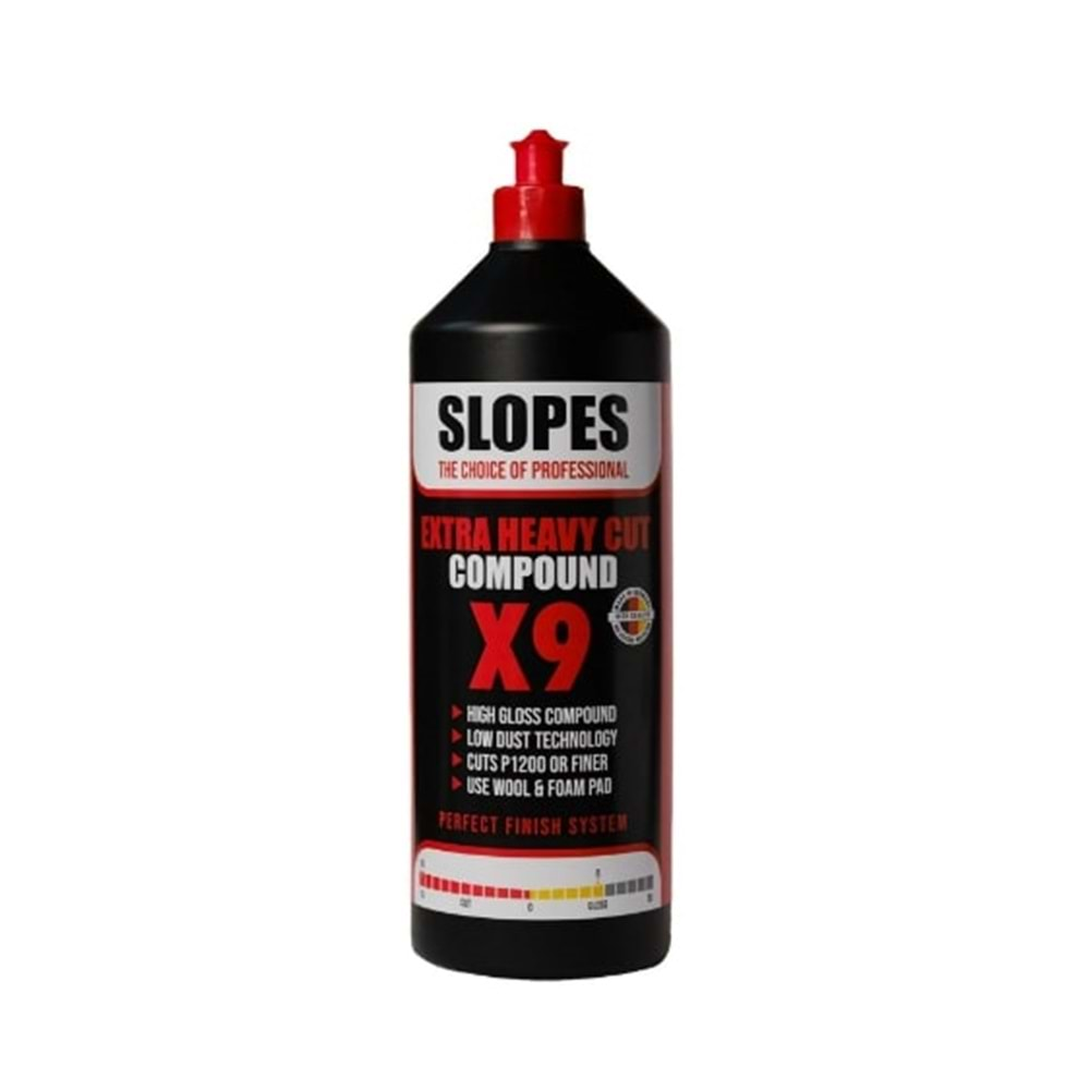 Slopes X9 Agresif Kalın Pasta 1 Lt