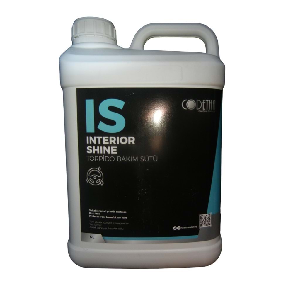 Codetha Torpido Bakım Sütü Extra 5 Lt