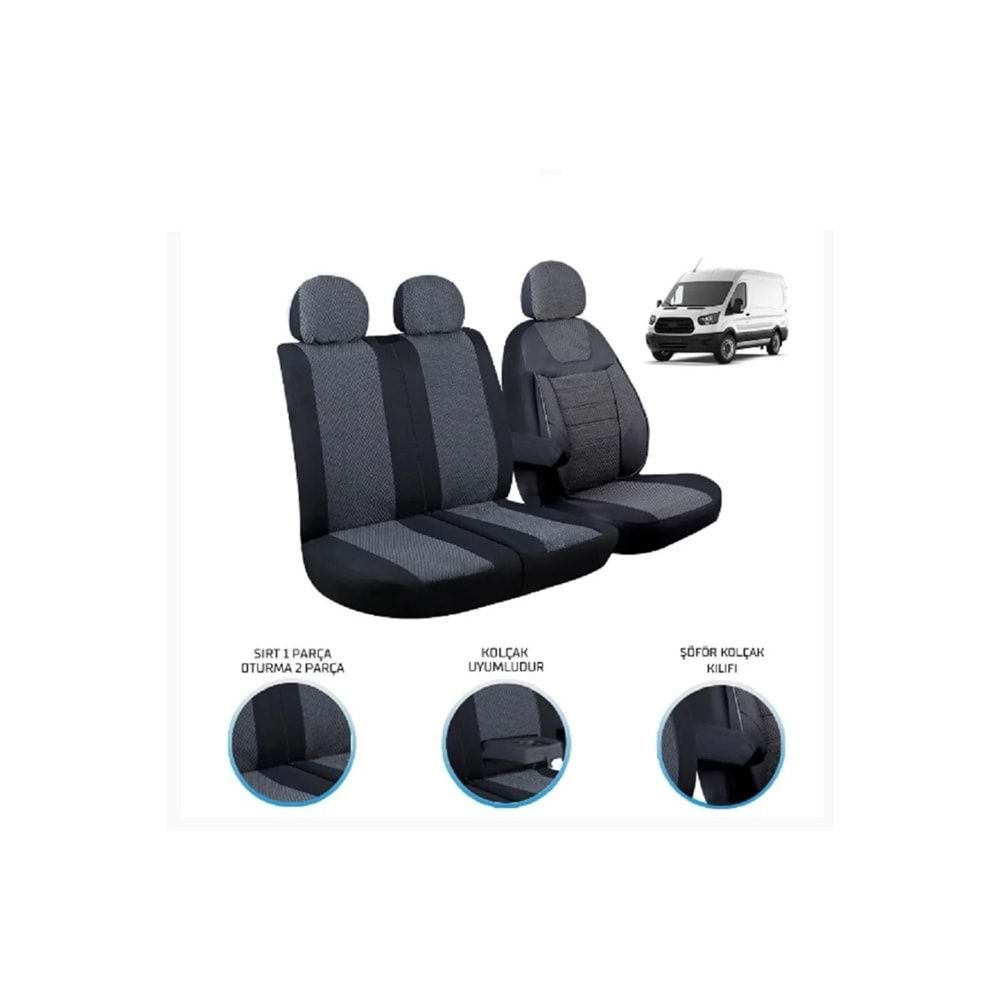 Transit 2+1 Oto Kılıfı