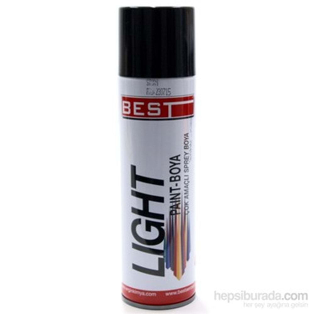 Best Sprey Boya Parlak Siyah 200 mL