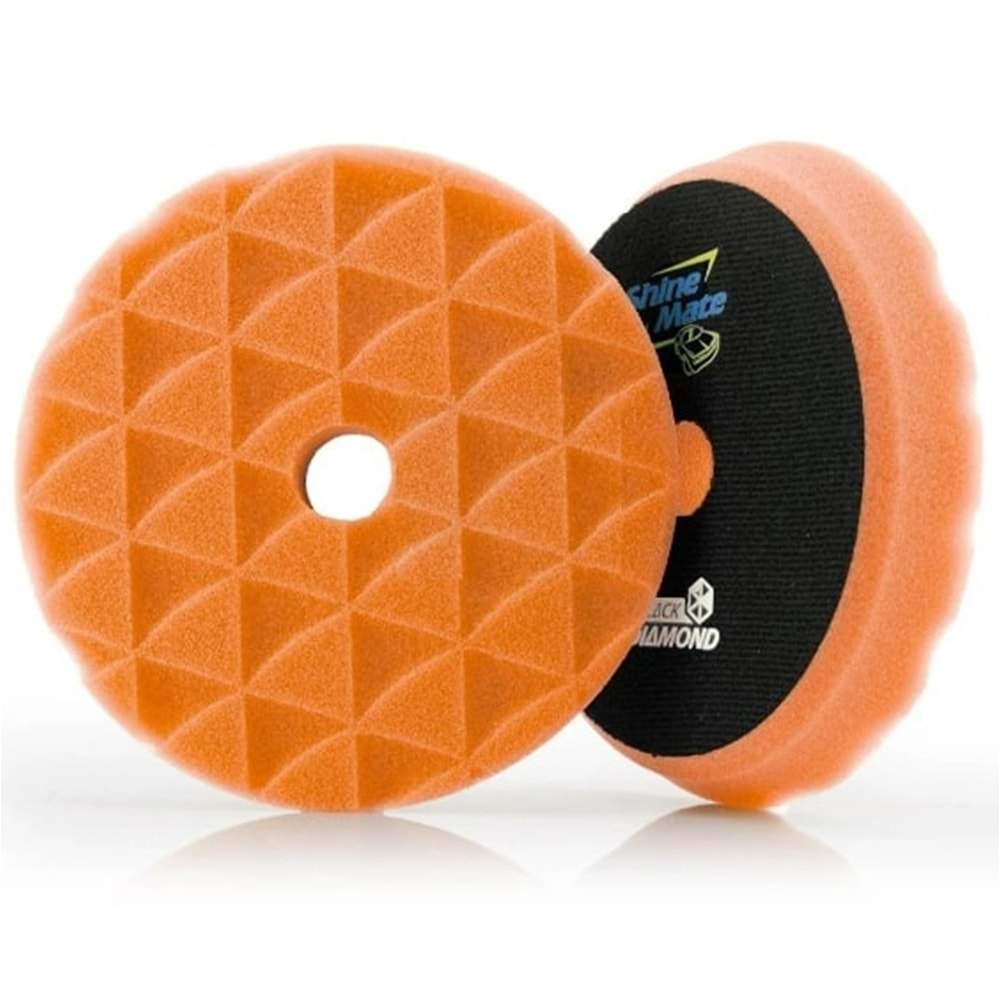 Shine Mate Turuncu Orbital Tek Adım Süngeri 150/180 Mm