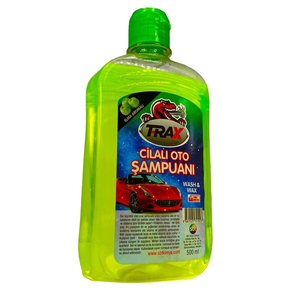 Trax Oto Şampuanı Cilalı Elma 500 mL